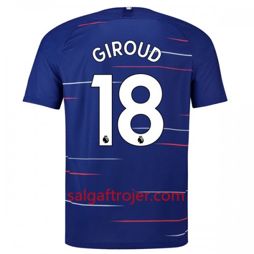 Chelsea Fodboldtrøjer Giroud 18 Hjemmebanesæt 2018/19 Kort ærmer Chelsea Fodboldtrøjer Giroud 18 Hjemmebanesæt 2018/19 Kort ærmer